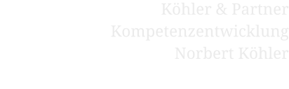 Köhler & Partner Kompetenzentwicklung Norbert Köhler